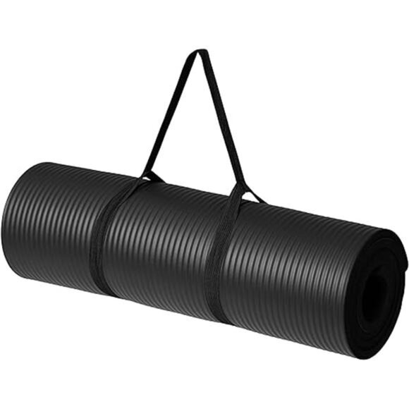 1/2 Inch Extra Thick Exercise Yoga Mat with Carrying Strap - Picture 7 of 7